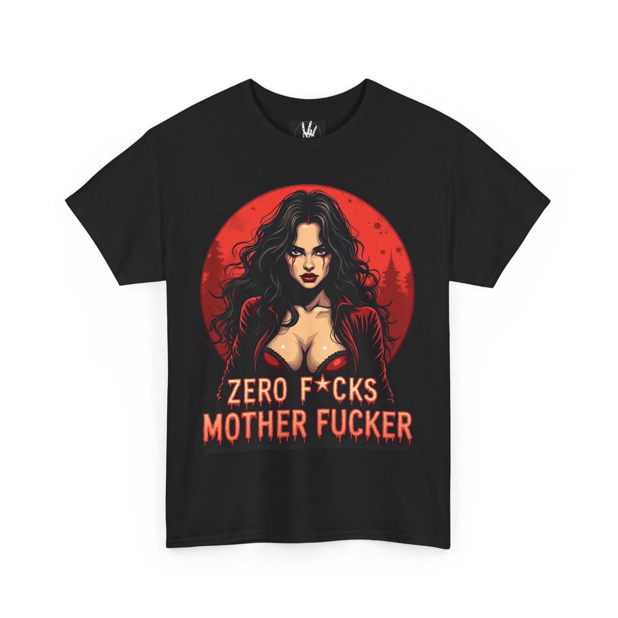 Zero F*cks Mother Fucker Shirt, Unisex Cotton T-Shirt, Edgy Graphic Tee, Casual Wear, Gift for Friends